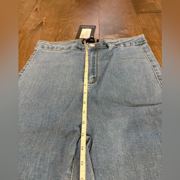 PrettyLittleThing Women's Light Wash Disco Skinny Jeans, Size 10 - Picture 10 of 10